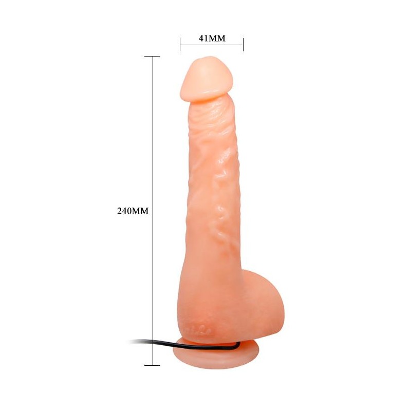 Penis realistyczny jądra przyssawka pilot 24cm